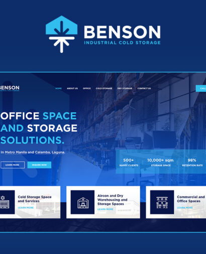 Benson Industrial Cold Storage Website